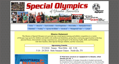 Desktop Screenshot of knoxvillespecialolympics.org